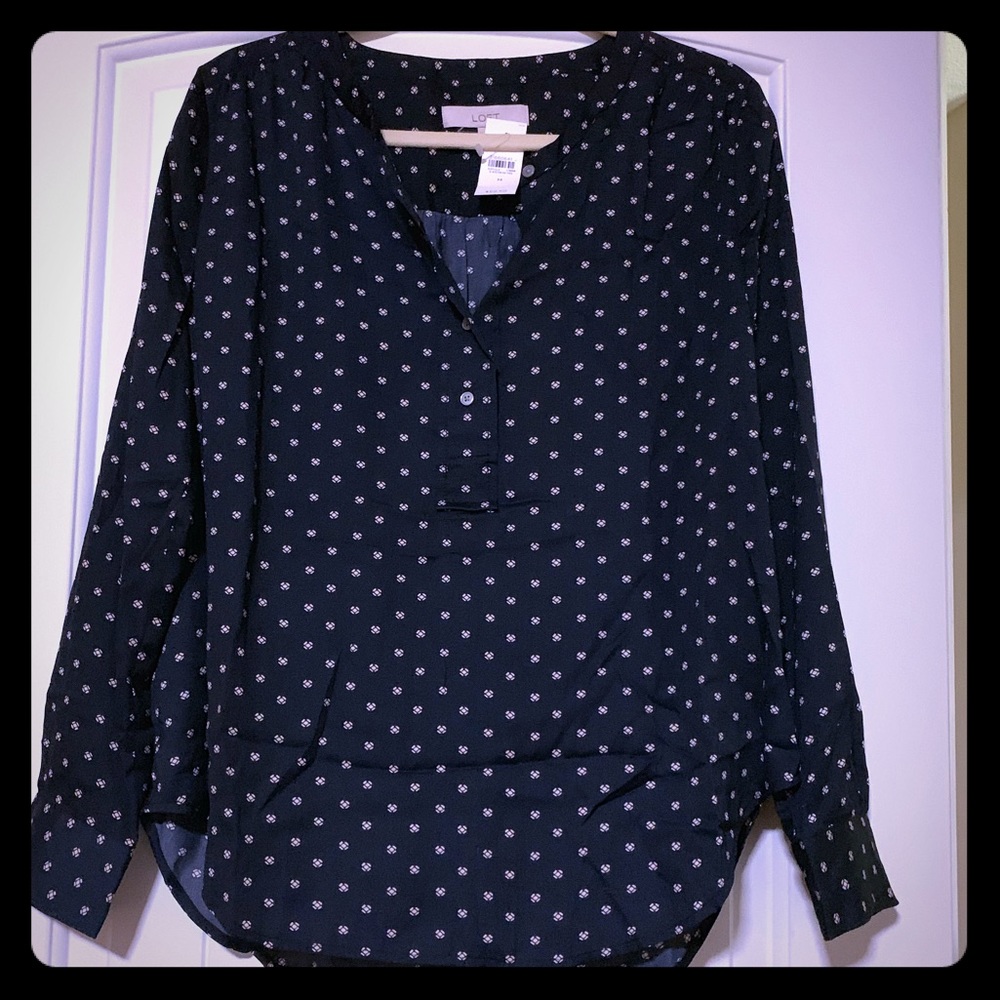 Satin button up shirt